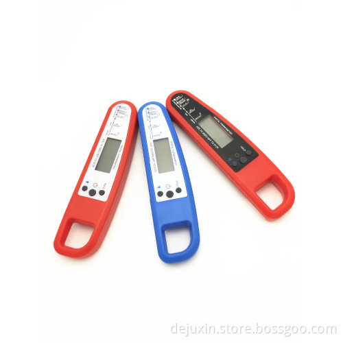 2016 New Splashproof LED Backlight Food Probe Meat Digital Thermometer, Digital Food Thermometer With Magnet